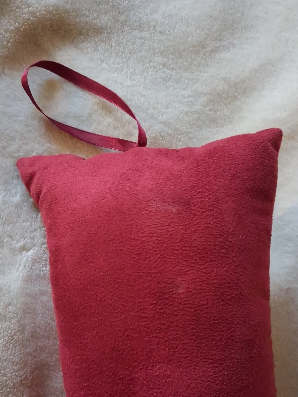 Faith Family and Friends Long Decorative Draft Stopper  - Red and Cream Pillow